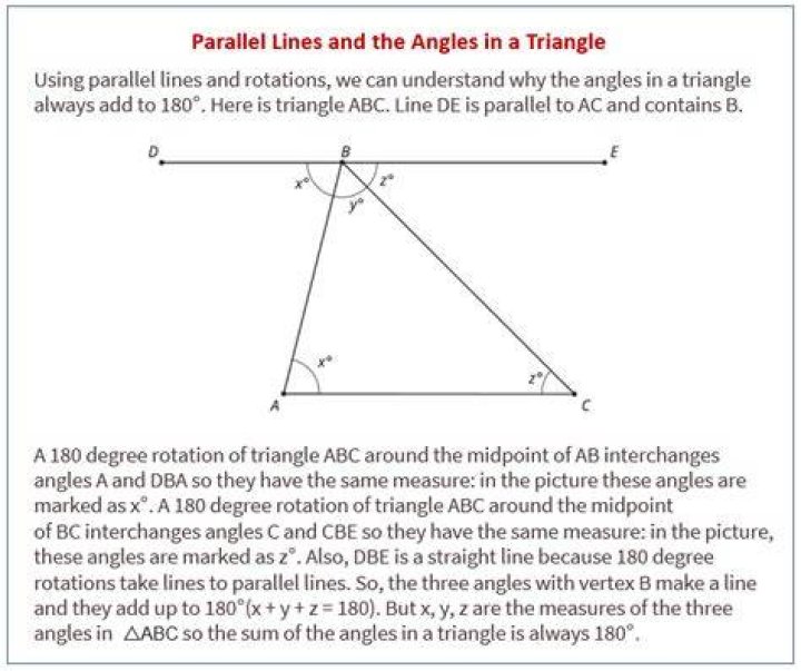 Does an isosceles triangle have parallel lines?