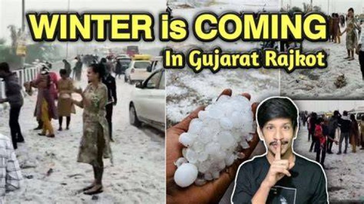 Does it snow in gujarat?