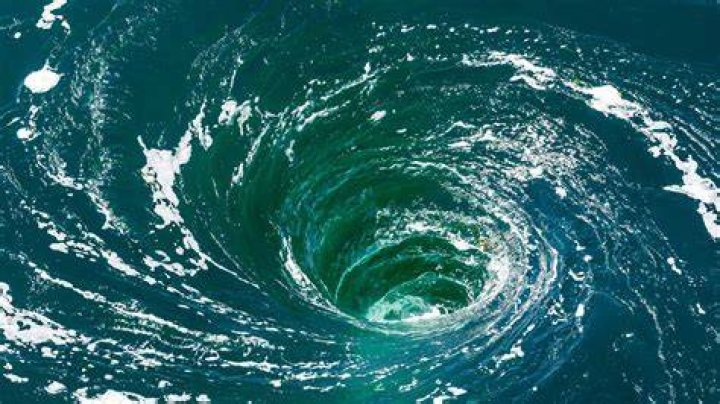 How are whirlpools created?