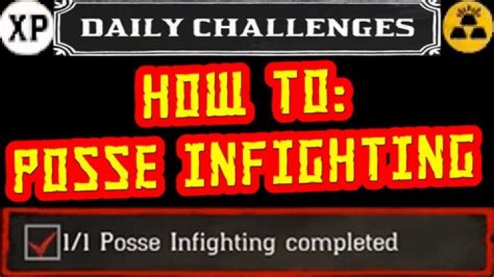 How to posse infighting rdr2?