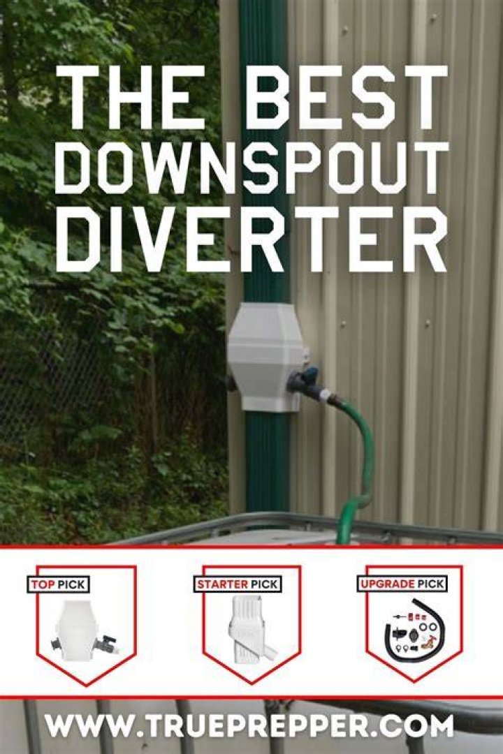 What is the best downspout diverter?
