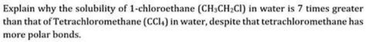 Why is iodine soluble in tetrachloromethane?
